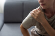 © Angelov - Closeup female's arm. Arm pain and injury. Health care and medical concept.