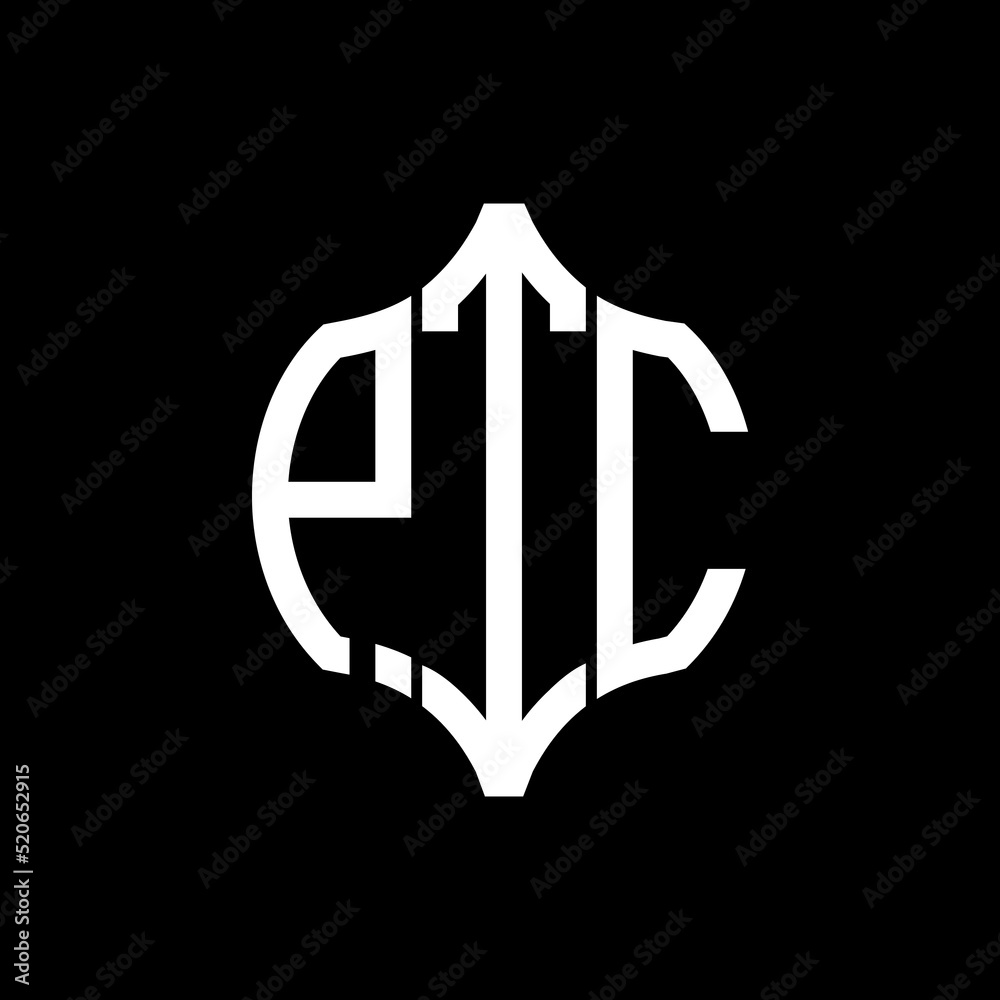 PTC letter logo. PTC best black background vector image. PTC Monogram logo design for entrepreneur and business.
