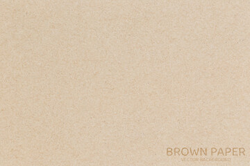 Wall Mural - Brown paper texture background. Vector illustration eps 10.