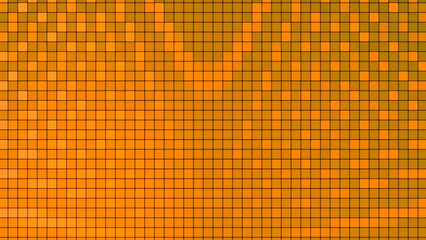 Aufkleber - Pixel animation pattern with distortions. Motion. Electronic image made of squares or pixels with distortions. Moving pattern of computer squares or pixels