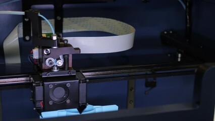 Poster -  Advanced equipment. Media.New equipment at the factory for working with metal cutting.
