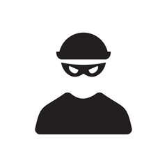 thief icon vector illustration symbol