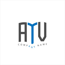 ATU Letter Book Shape Logo Design On White Background With Black And Blue Colour. ATU Creative Initials Letter Logo Concept. ATU Letter Design.
