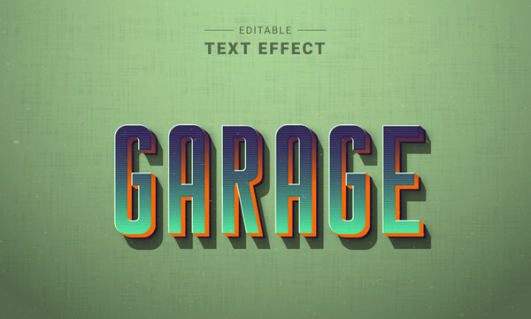 3D Retro Vintage Typography Generator