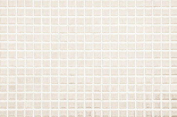 Beige ceramic wall and floor tiles mosaic abstract background. Design geometric wallpaper texture decoration bedroom.	