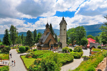 Vang Stave Church, Karpacz, Lower Silesian Voivodeship, Poland.