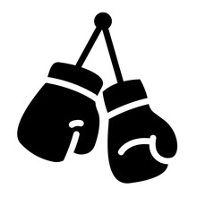 Boxing Glove Glyph Icon