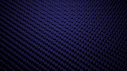 Poster - Abstract flat colorful lilac surface covered by rows of convex same size figures. Design. Flowing small particles.