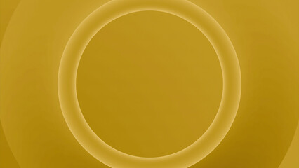 Poster - Gray and yellow background.Design.Bright animation that moves and expands with transparent circles around.