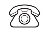 Fototapeta  - Call phone icon. Communication and support vector symbol. Telephone sign.