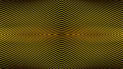 Poster - Mirror hypnotic background of stripes. Motion. Mirror distortion with moving stripes. Background of many stripes in mirror hypnotic animation