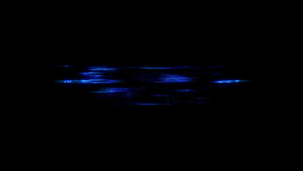 Poster - glowing cybernetic abstract effect - glitch distortion for your arts, isolated - object 3D rendering