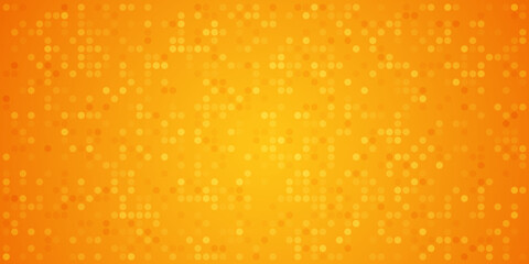 Wall Mural - Abstract orange gradient background with dots