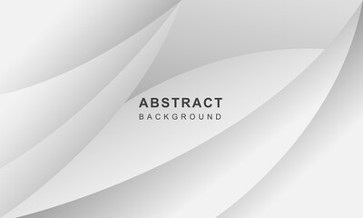 Poster - White abstract background with dynamic shapes composition and color gradient. Vector illustration. EPS 10.
