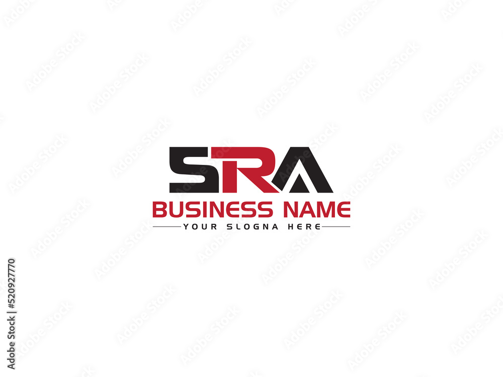 Alphabet SRA Logo Icon Vector, Premium SR s r a Logo Image Design And Colorful Three Letter Design For Your Business