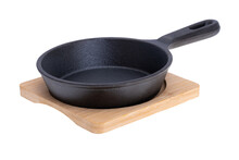 Small Cast Iron Pan Isolated