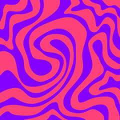 Poster - Abstract background with wavy lines pattern