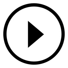 Canvas Print - video player button