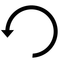 Counter Clockwise Arrow Icon, Anticlockwise Arrow Icon