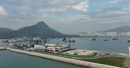 Poster - River Trade Terminal in Hong Kong city