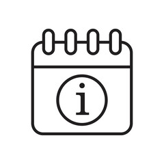 Sticker - Calendar info icon design. vector illustration