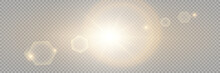 Vector Transparent Sunlight Special Lens Flare Light Effect. Stock Royalty Free Vector Illustration. PNG	
