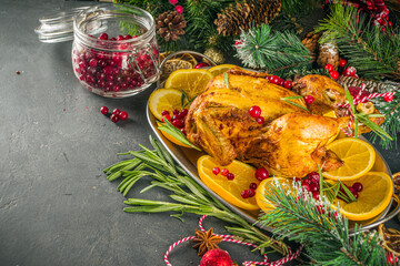 Christmas baked chicken