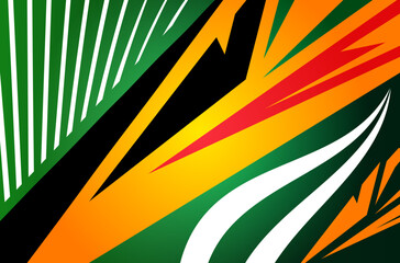 Wall Mural - Bizarre sports futuristic design background wallpaper vector