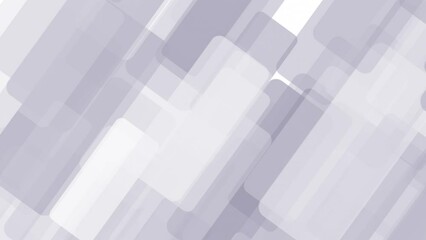 Fototapete - White and grey rounded rectangles. Geometric minimal abstract motion background. Seamless looping. Video animation Ultra HD 4K 3840x2160