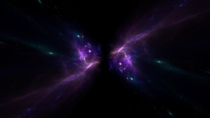 Wall Mural - science fiction wallpaper. beauty of deep space. colorful graphics for background, like water waves,