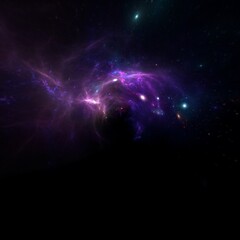 Wall Mural - science fiction wallpaper. beauty of deep space. colorful graphics for background, like water waves,