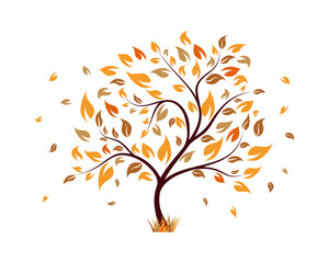 Wall Mural - Fall Tree