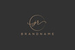 J R JR hand drawn logo of initial signature, fashion, jewelry, photography, boutique, script, wedding, floral and botanical creative vector logo template for any company or business.
