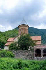 Wall Mural - Kvatakhevi a medieval Georgian Orthodox monastery in kartli