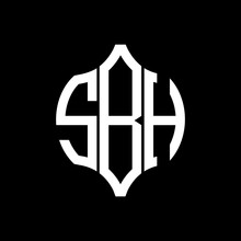 SBH Letter Logo. SBH Best Black Background Vector Image. SBH Monogram Logo Design For Entrepreneur And Business.
