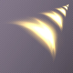 Poster - Glowing swirl of light energy. Curve bright line light effect. Glowing White Circle.PNG Glowing swirl of Golden Light.
