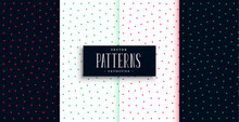 Cute Small Polka Dots Pattern Design