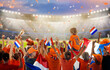 © famveldman - Netherlands football team supporter on stadium.