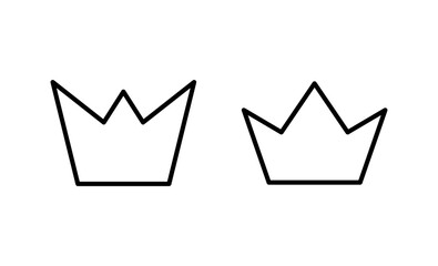 Crown icon vector. crown sign and symbol