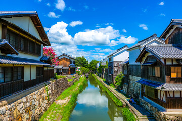 Canvas Print - 近江八幡の街並み 滋賀県