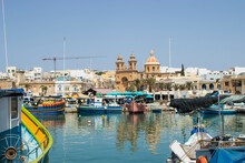 La Hermosa Ciudad De Marsaxlokk En Malta