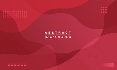 Poster - Red wave abstract background. Vector illustration. EPS 10.