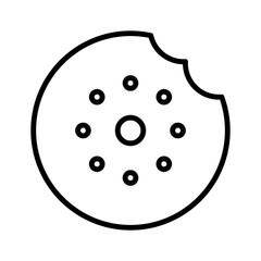 Poster - Cookie Line Icon