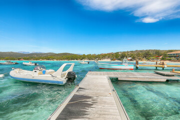 Wall Mural - Scenic view of Santa Giulia resort.