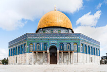 Dome Of The Rock Mosque In Jerusalem, Israel