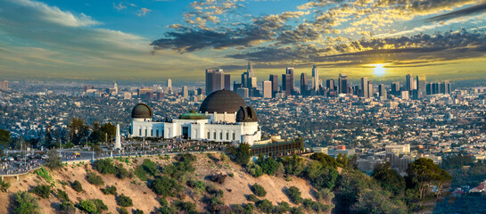 Wall Mural - Griffith Observatory Los Angeles California