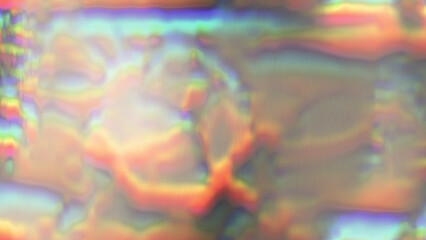 Wall Mural - vintage destroyed photo or film light leaks analog texture overlay. dreamy abstract colorful retro c