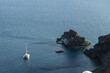 Scenic view in Santorini, Greece. Scenici view in Oia.