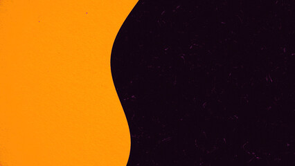 Poster - Colored background moves in wavy line on black background. Animation. Illusion of wavy movement of two backgrounds superimposed on each other. Colored background on black is slowly moving in wave