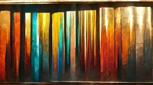 Colored Metal Wallpaper Illustration Abstract 